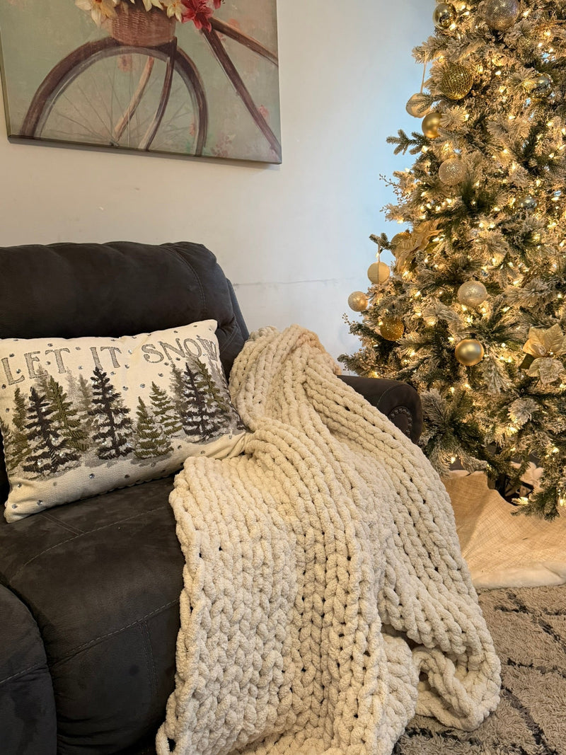 Finger Knit Blankets