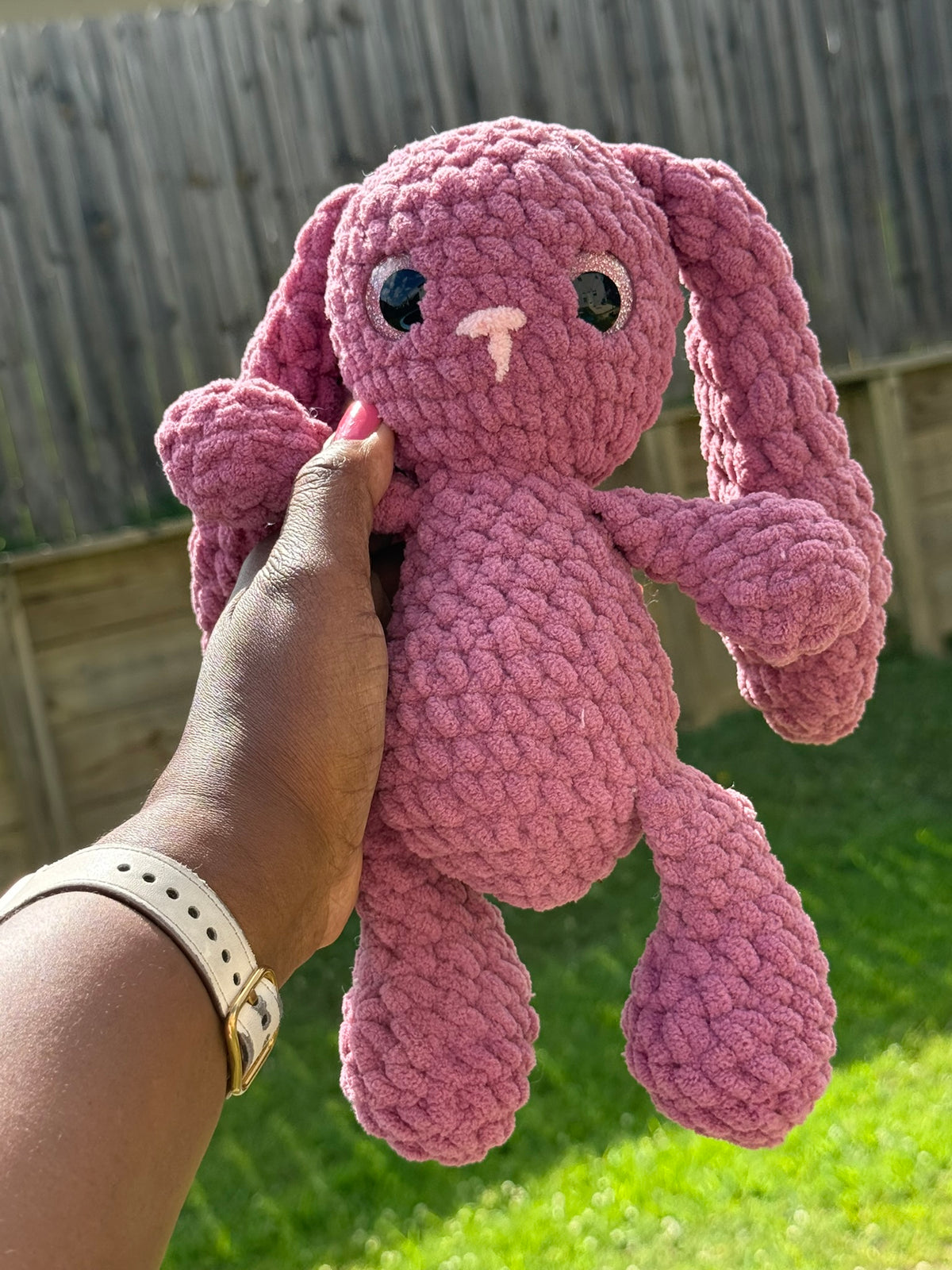 Hand Crocheted Bunny Plushie