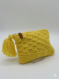 Crochet Zipper Pouch with Tassel